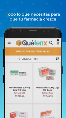 Quetenx - todo para su Farmaci android App screenshot 1